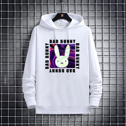 Bad Bunny Casual New Fashion Trend Hoodie