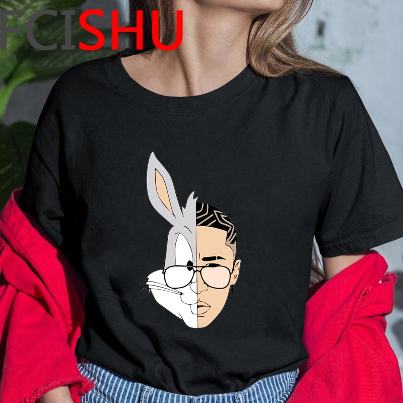 Bad Bunny Funny Cartoon T Shirt