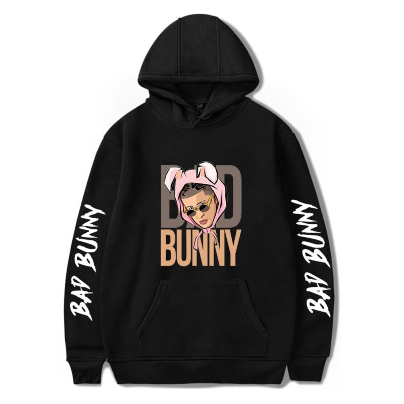 Bad Bunny Pullover Hooded Sweatshirt
